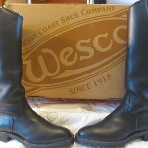 Wesco Motor Patrol Boots - Fully Lined, Steel Toe